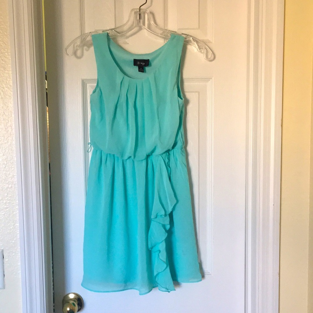 Turquoise Cocktail Designer Dress